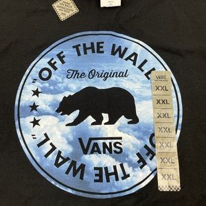 Vans Black T Shirt New With Tags Men’s XXL